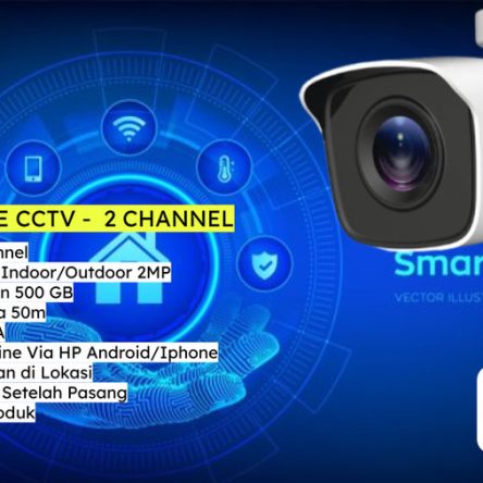 SMART HOME CCTV – 2 CHANNEL FULL HD 2MP